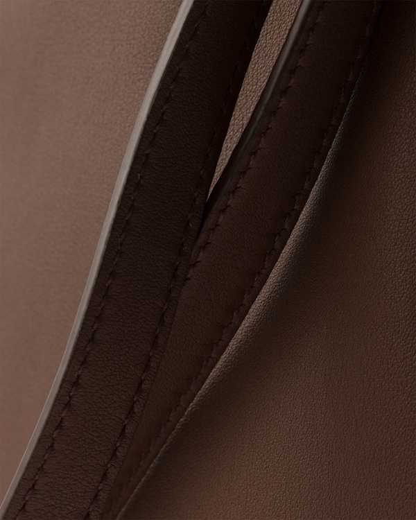 Large leather shoulder bag - Palisander Large leather shoulder bag - Palisander