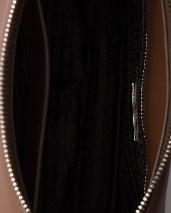 Large leather shoulder bag - Palisander Large leather shoulder bag - Palisander