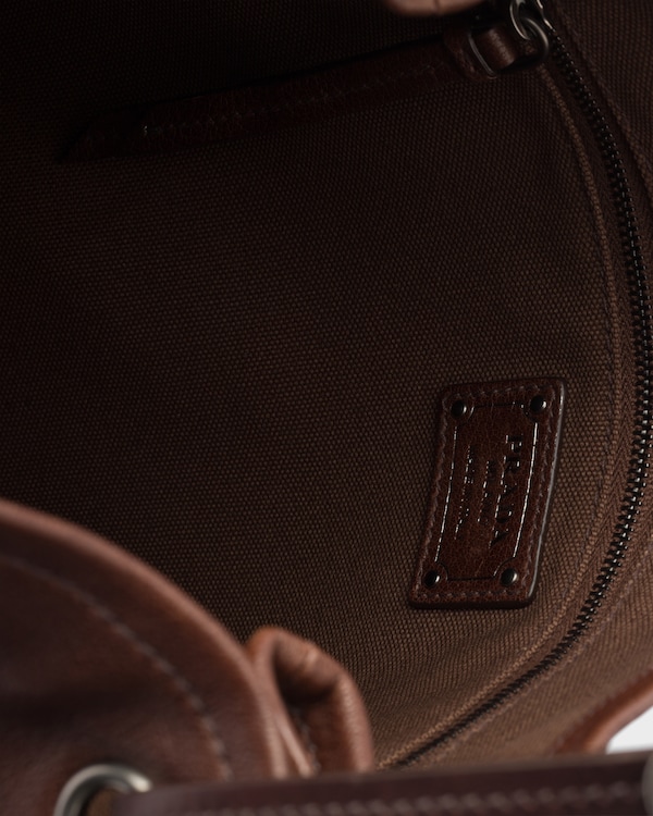 Grand sac en cuir - Marron Cacao Grand sac en cuir - Marron Cacao