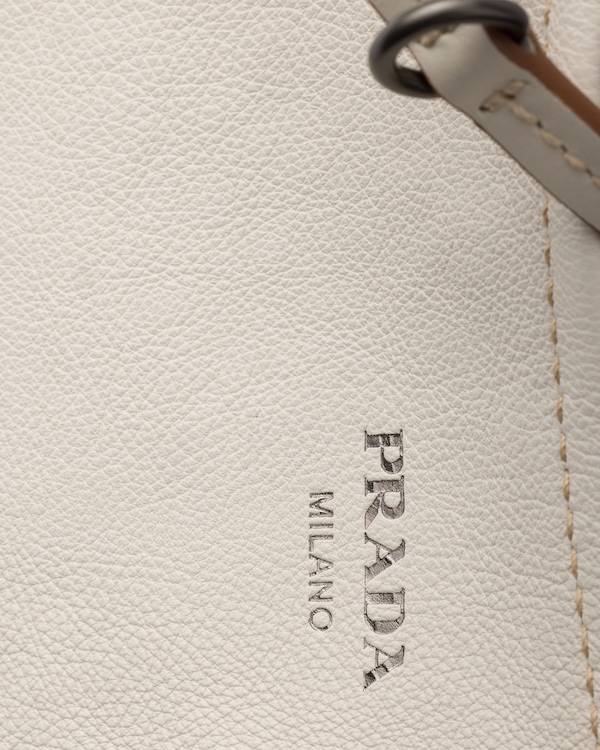 Prada Route large leather bag - Chalk White Prada Route large leather bag - Chalk White