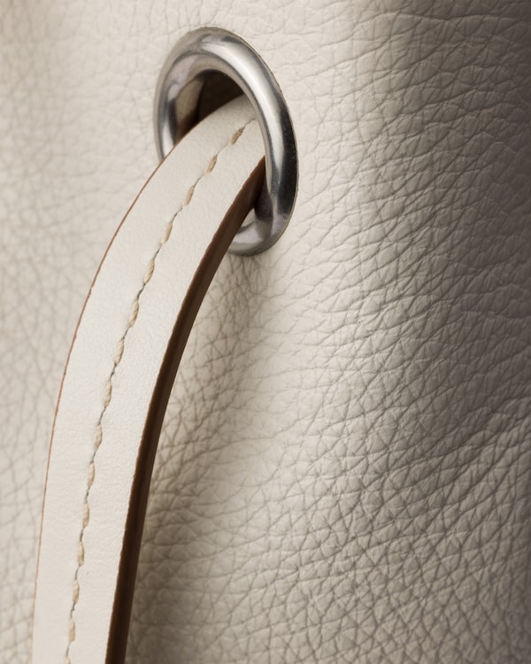 Prada Route large leather bag - Chalk White Prada Route large leather bag - Chalk White