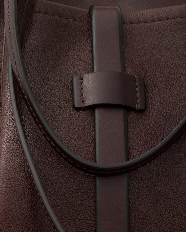 Large leather bag - Cocoa Brown Large leather bag - Cocoa Brown