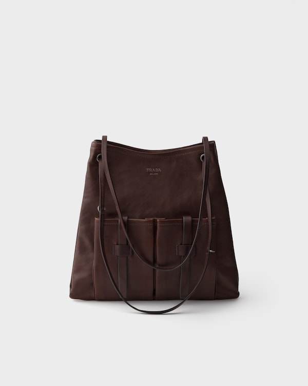 Large leather bag - Cocoa Brown Large leather bag - Cocoa Brown