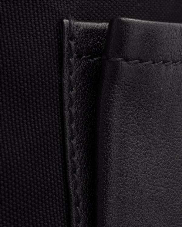 Große Prada Route Tasche aus Canvas und Leder - Schwarz Große Prada Route Tasche aus Canvas und Leder - Schwarz