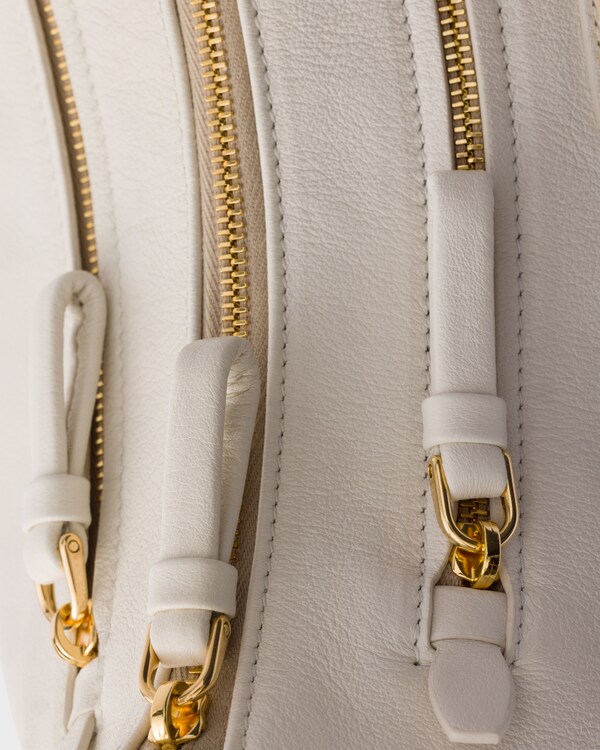 Small leather bag - White Small leather bag - White