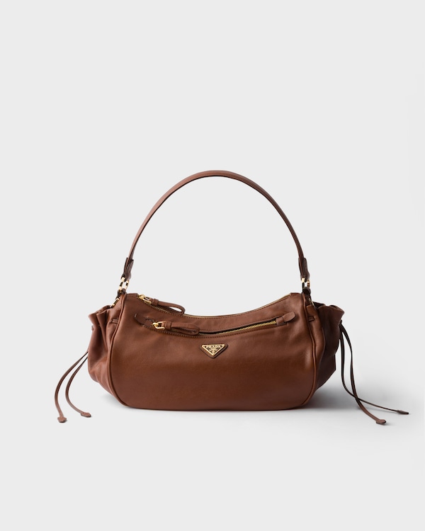 Prada Desiree small leather bag - Palisander Prada Desiree small leather bag - Palisander