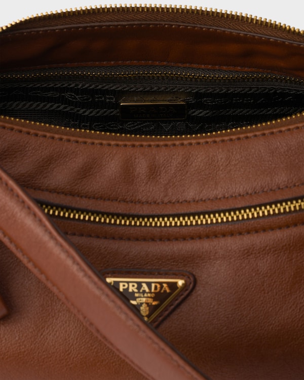 Prada Desiree small leather bag - Palisander Prada Desiree small leather bag - Palisander