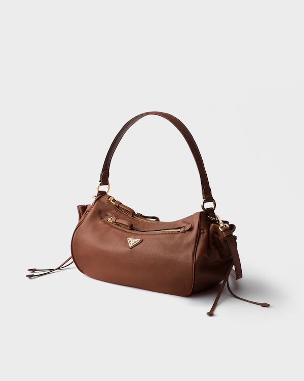 Prada Desiree small leather bag - Palisander Prada Desiree small leather bag - Palisander