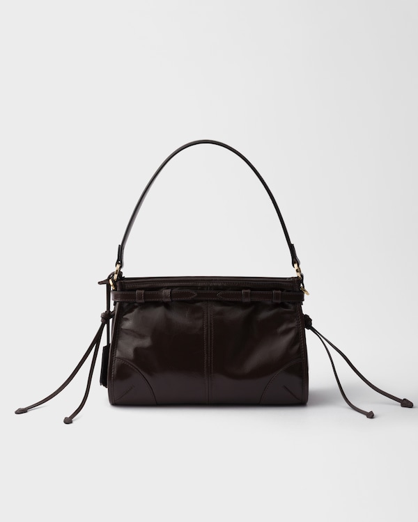 Prada Bonnie small leather handbag - Dark Brown Prada Bonnie small leather handbag - Dark Brown