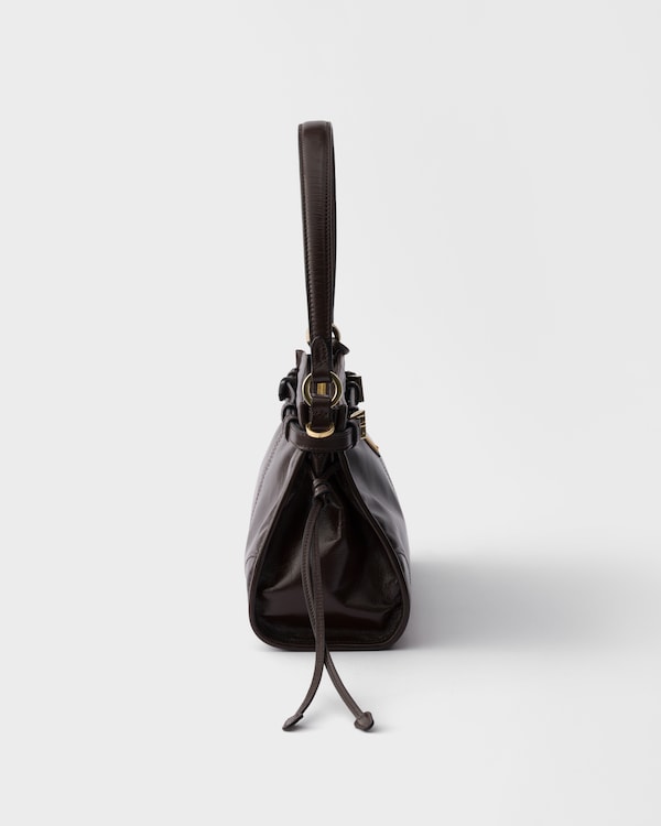 Prada Bonnie small leather handbag - Dark Brown Prada Bonnie small leather handbag - Dark Brown