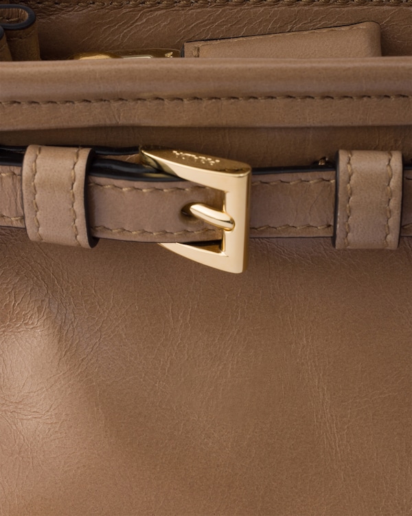 Prada Bonnie small leather handbag - Cameo Prada Bonnie small leather handbag - Cameo