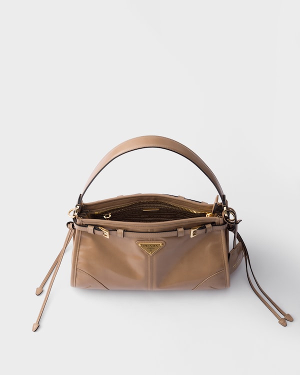 Prada Bonnie small leather handbag - Cameo Prada Bonnie small leather handbag - Cameo