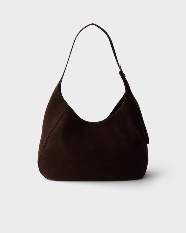 Large suede bag - Dark Brown Large suede bag - Dark Brown
