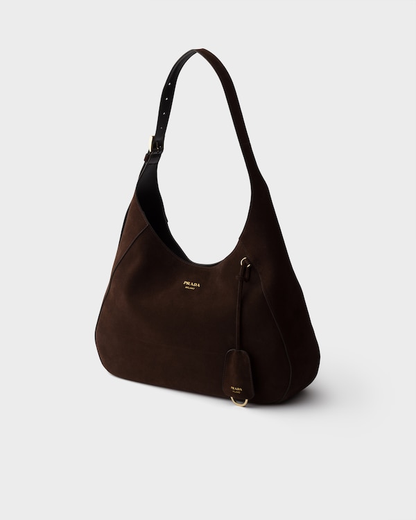 Large suede bag - Dark Brown Large suede bag - Dark Brown