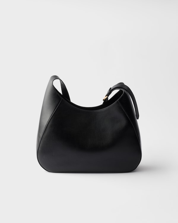 Grand sac Prada Boogie en cuir - Noir Grand sac Prada Boogie en cuir - Noir