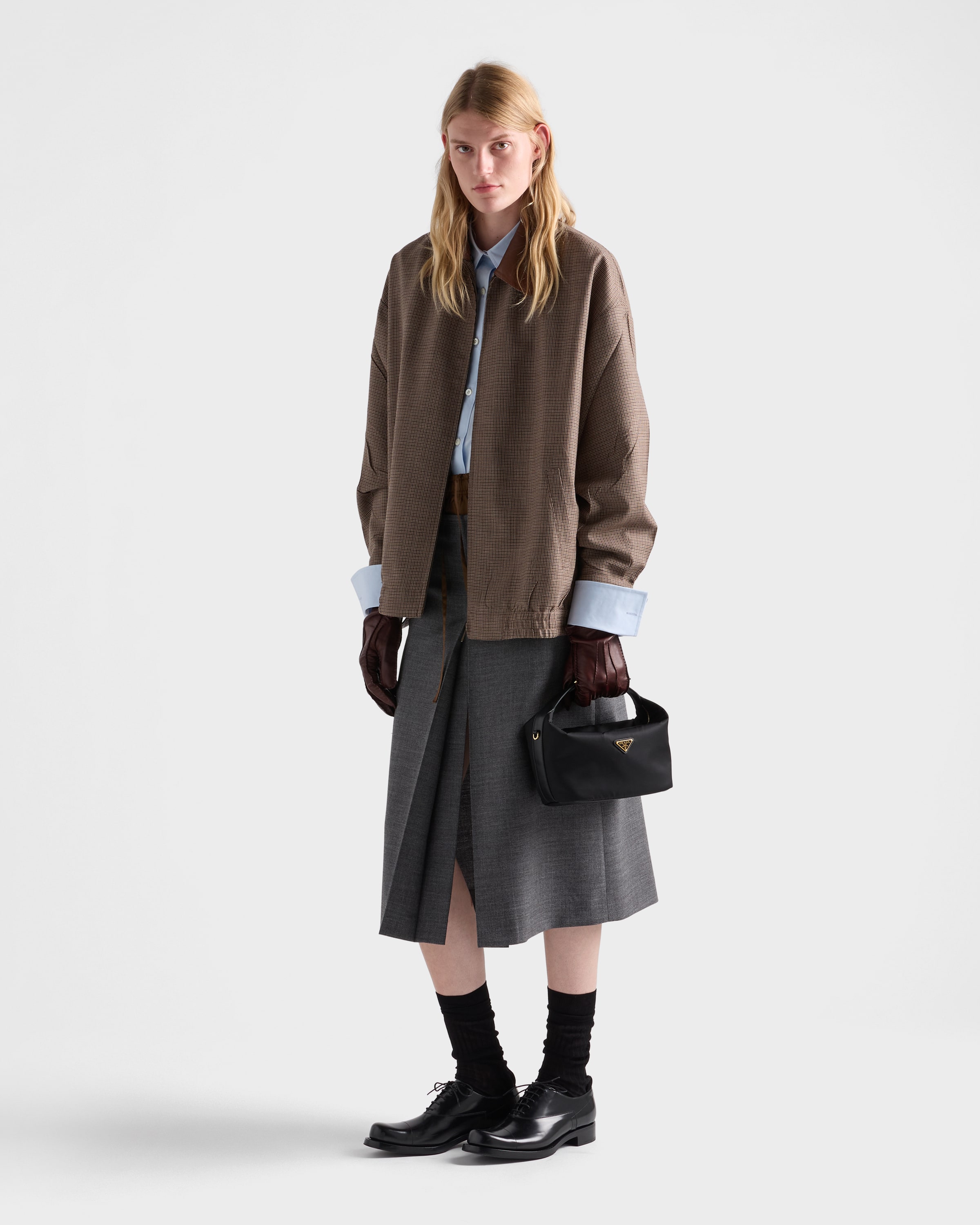 ブラック プラダ シェリ Re-nylon ミニ バッグ | PRADA - 日本