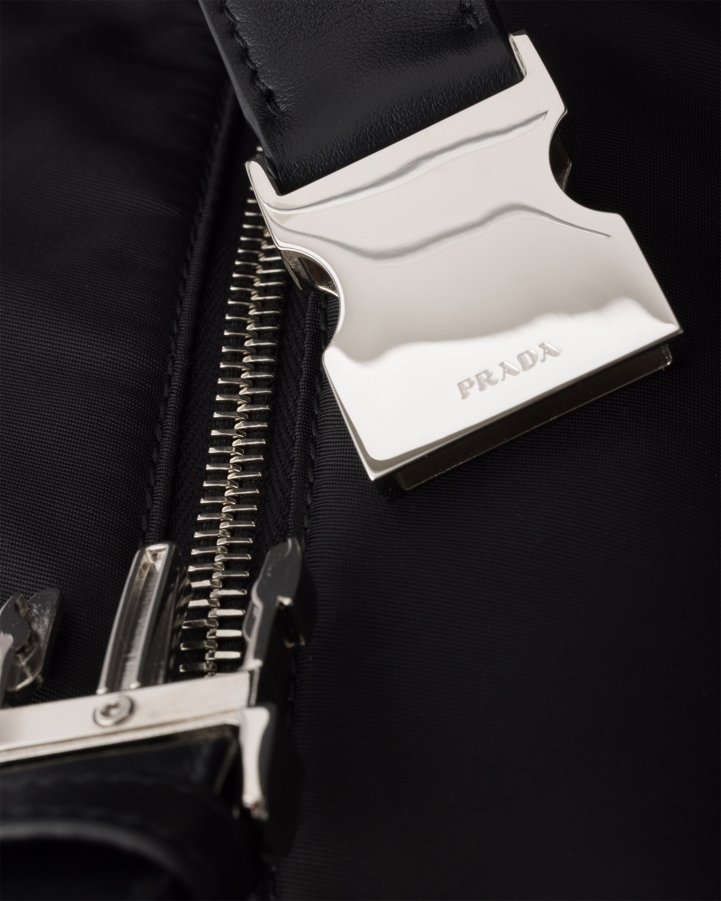 Black Prada Chérie Re-nylon Mini-bag | PRADA - United States