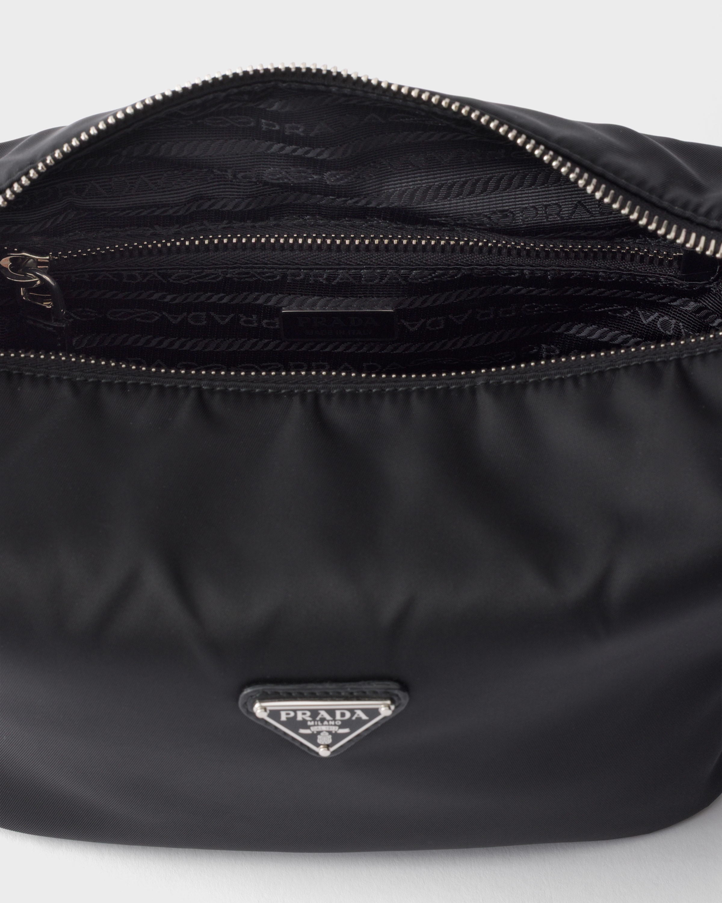 Black Prada Chérie Re-nylon Mini-bag | PRADA - United States