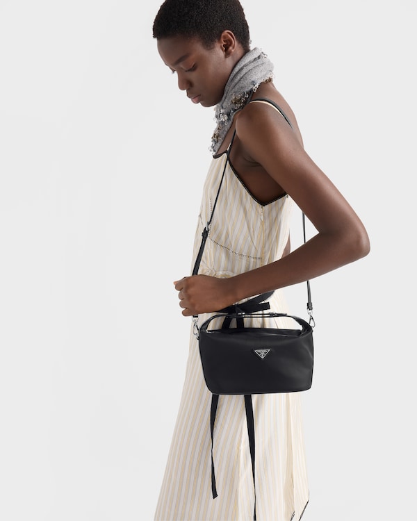 Prada Chérie Re-Nylon 迷你袋 - 黑色 Prada Chérie Re-Nylon 迷你袋 - 黑色