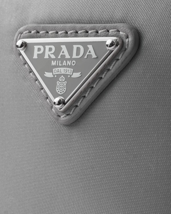 Prada Chérie Re-Nylon mini-bag - Mercury Prada Chérie Re-Nylon mini-bag - Mercury