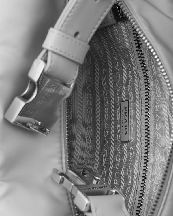 Prada Chérie Re-Nylon mini-bag - Mercury Prada Chérie Re-Nylon mini-bag - Mercury