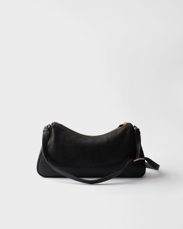 Prada Aimée large nappa leather bag - Black Prada Aimée large nappa leather bag - Black