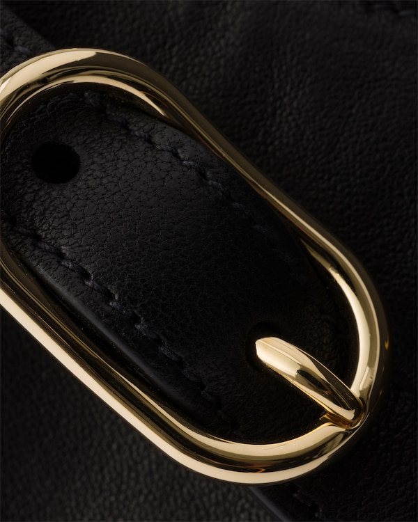 Prada Aimée large nappa leather bag - Black Prada Aimée large nappa leather bag - Black