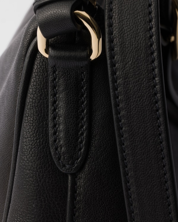 Prada Aimée large nappa leather bag - Black Prada Aimée large nappa leather bag - Black