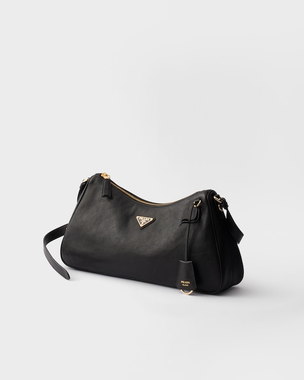 Prada Aimée large nappa leather bag - Black Prada Aimée large nappa leather bag - Black