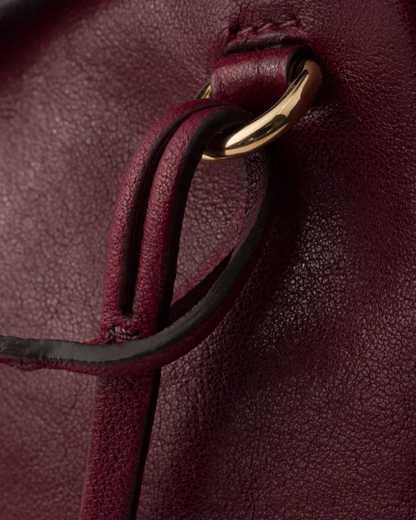 Prada Aimée large nappa leather bag - Amaranth Red Prada Aimée large nappa leather bag - Amaranth Red