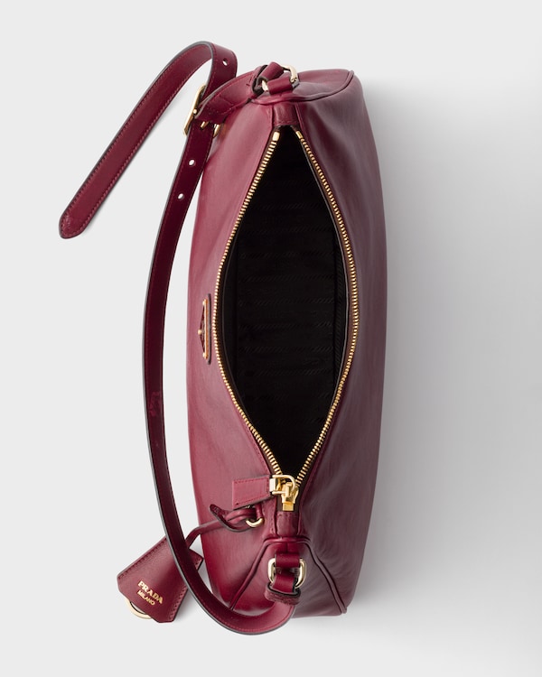 Prada Aimée large nappa leather bag - Amaranth Red Prada Aimée large nappa leather bag - Amaranth Red