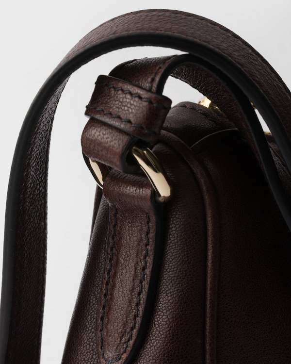 Prada Aimée large nappa leather bag - Burnt Prada Aimée large nappa leather bag - Burnt