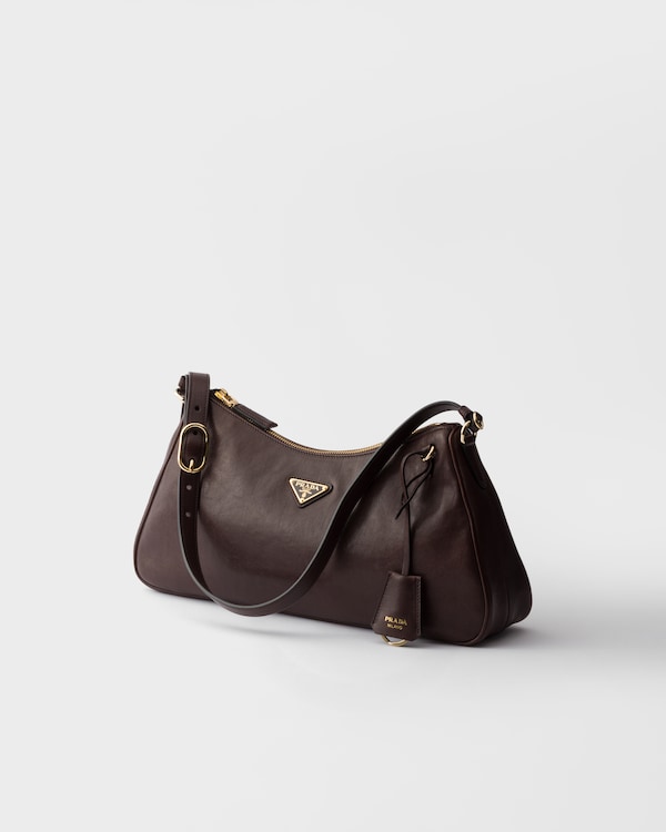 Prada Aimée large nappa leather bag - Burnt Prada Aimée large nappa leather bag - Burnt