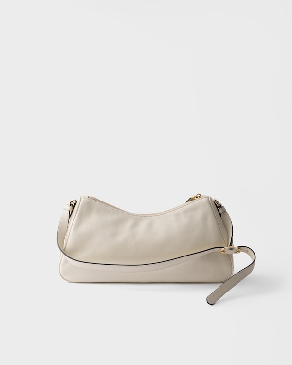 Prada Aimée large nappa leather bag - Chalk White N Prada Aimée large nappa leather bag - Chalk White N