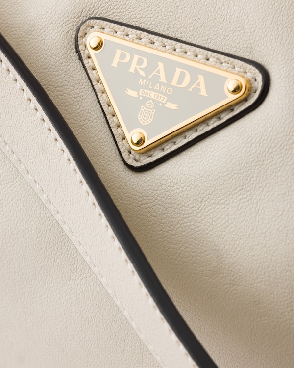 Prada Aimée large nappa leather bag - Chalk White N Prada Aimée large nappa leather bag - Chalk White N