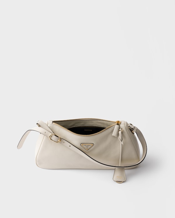 Prada Aimée large nappa leather bag - Chalk White N Prada Aimée large nappa leather bag - Chalk White N