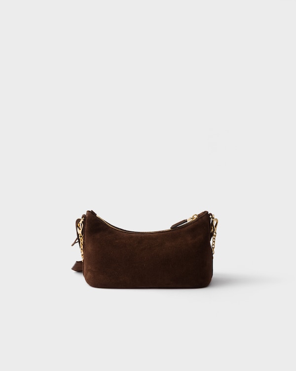 Suede mini-bag - Dark Brown Suede mini-bag - Dark Brown