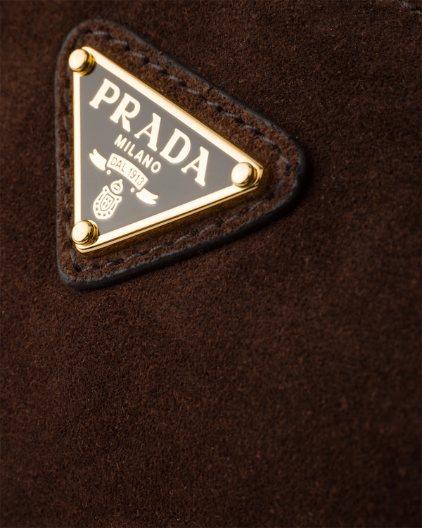 Suede mini-bag - Dark Brown Suede mini-bag - Dark Brown