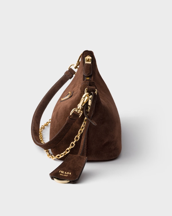 Suede mini-bag - Dark Brown Suede mini-bag - Dark Brown