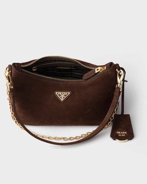Suede mini-bag - Dark Brown Suede mini-bag - Dark Brown