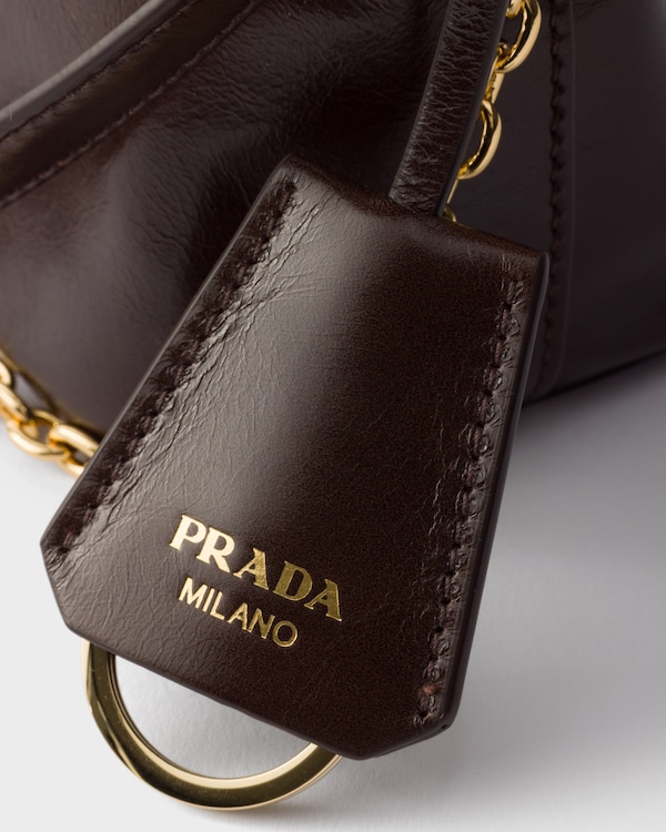 Leather mini-bag - Dark Brown Leather mini-bag - Dark Brown