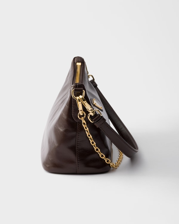 Leather mini-bag - Dark Brown Leather mini-bag - Dark Brown