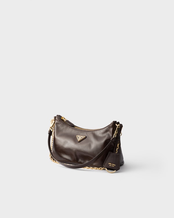 Leather mini-bag - Dark Brown Leather mini-bag - Dark Brown