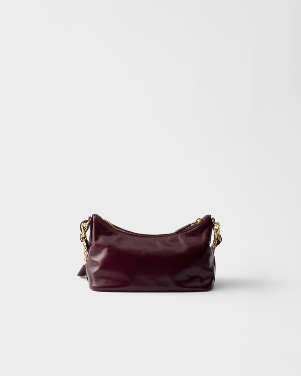 Leather mini-bag - Burgundy Leather mini-bag - Burgundy