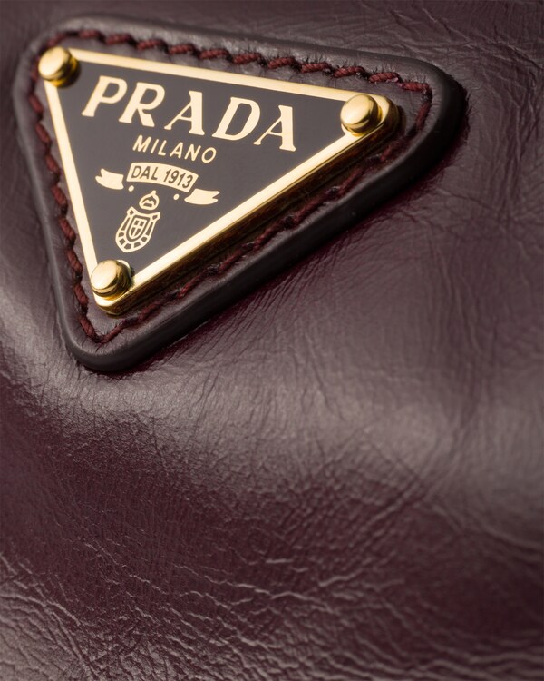 Leather mini-bag - Burgundy Leather mini-bag - Burgundy