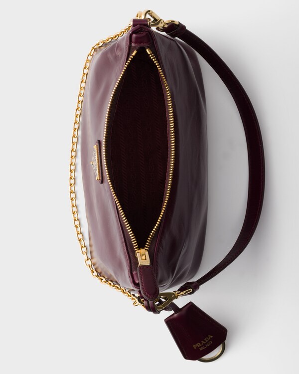 Leather mini-bag - Burgundy Leather mini-bag - Burgundy