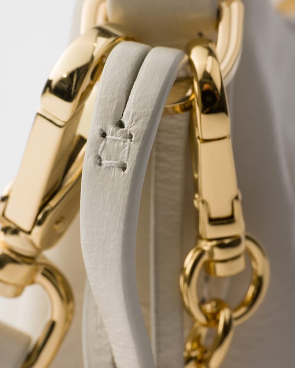 Mini bolsa em couro - Branco Mini bolsa em couro - Branco