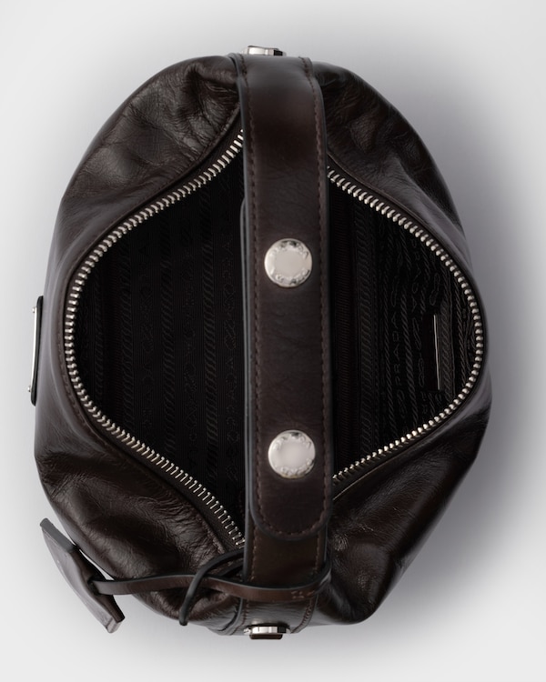 Prada Chérie leather mini-bag - Dark Brown Prada Chérie leather mini-bag - Dark Brown