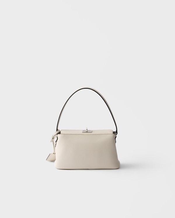 Prada Avoir Saffiano mini-bag - Chalk White N Prada Avoir Saffiano mini-bag - Chalk White N