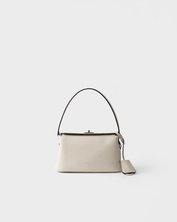 Prada Avoir Saffiano mini-bag - Chalk White N Prada Avoir Saffiano mini-bag - Chalk White N